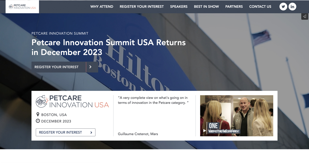 Petcare Innovation Summit USA