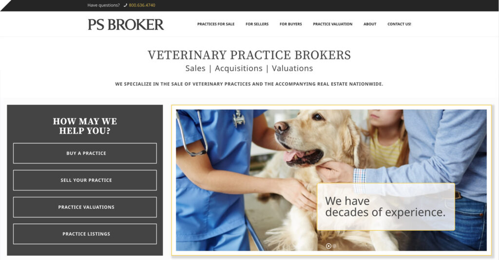 ps broker veterinary practice brokers